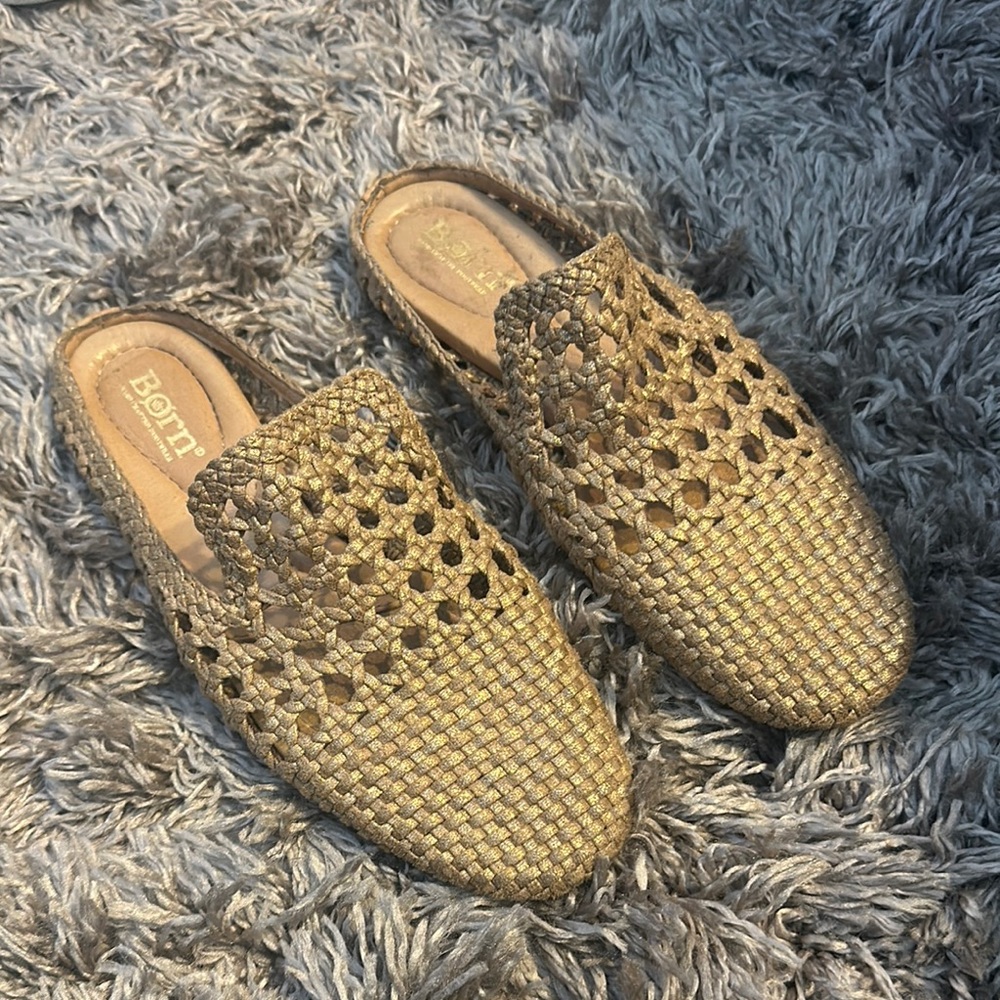 Born Woven Mules Women’s Size 7